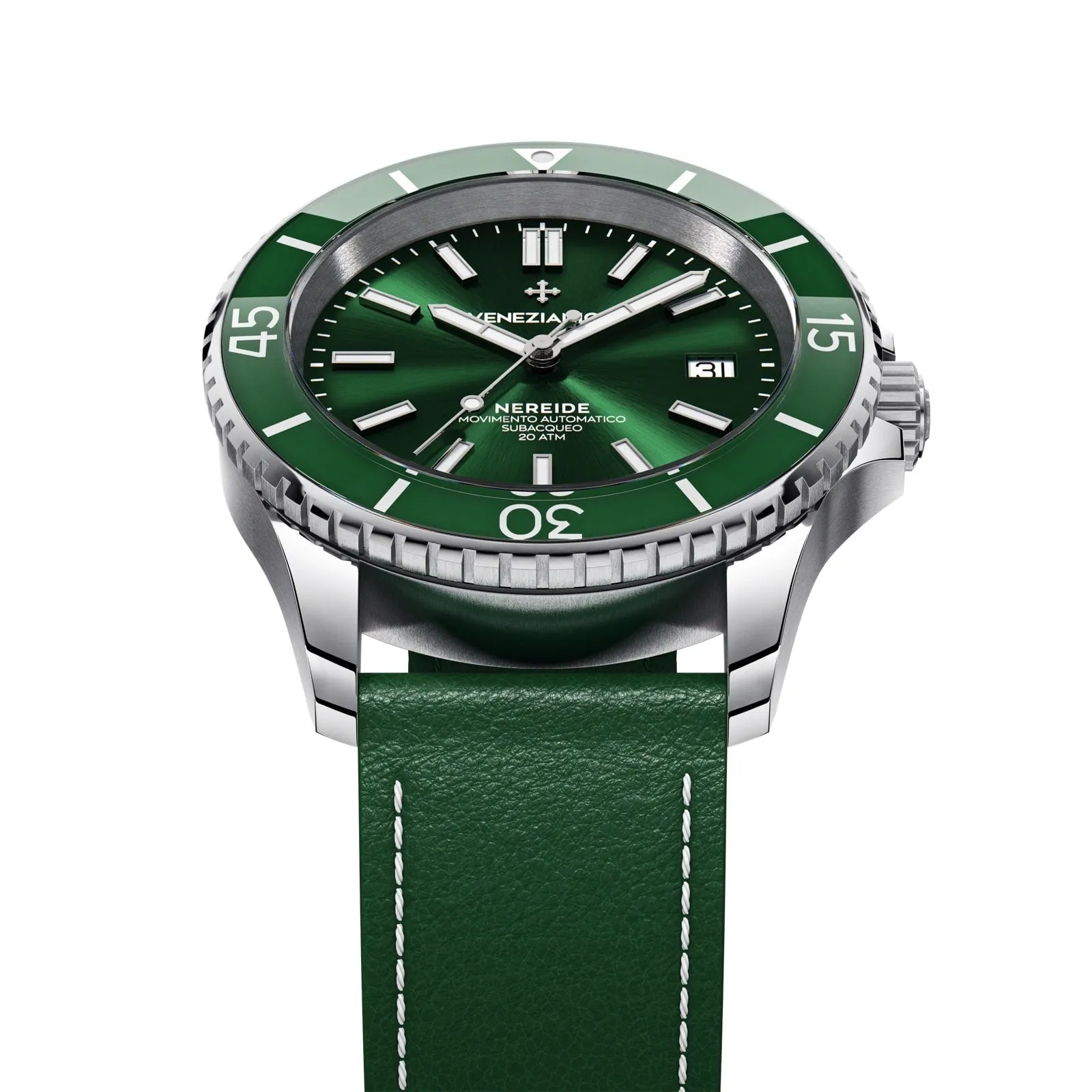 Venezianico Automatic Watch Nereide Green Leather 3321501