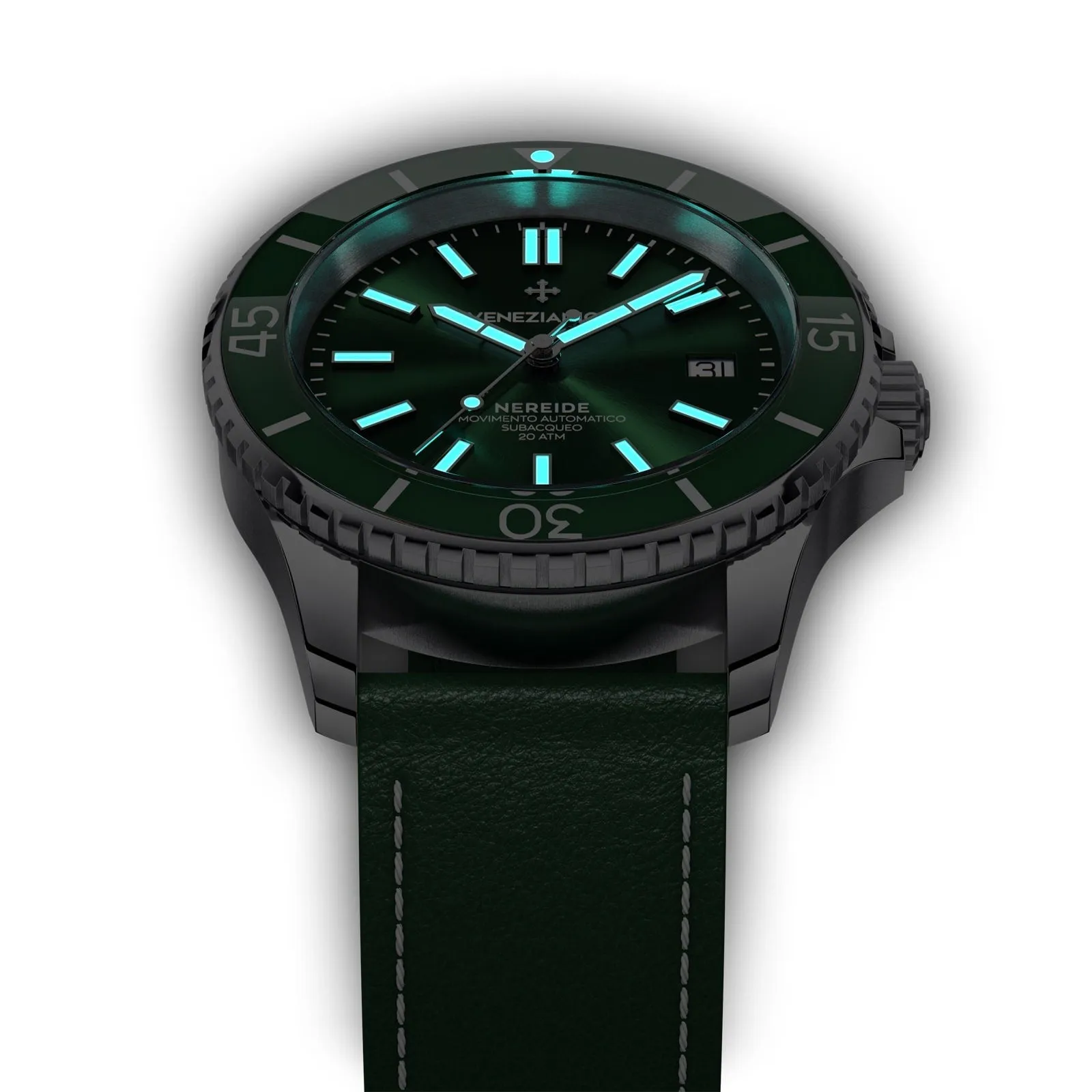 Venezianico Automatic Watch Nereide Green Leather 3321501