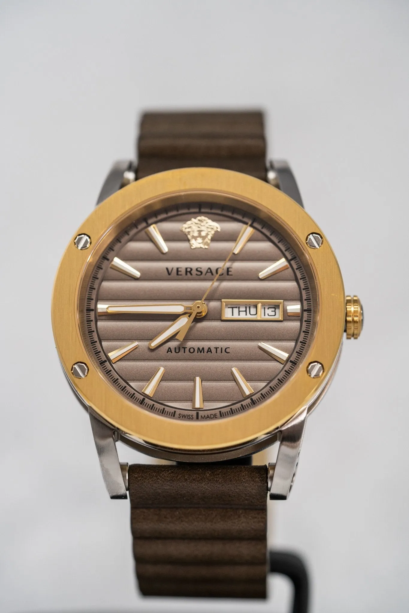 Versace Men's Watch Theros Automatic Brown VEDX00219