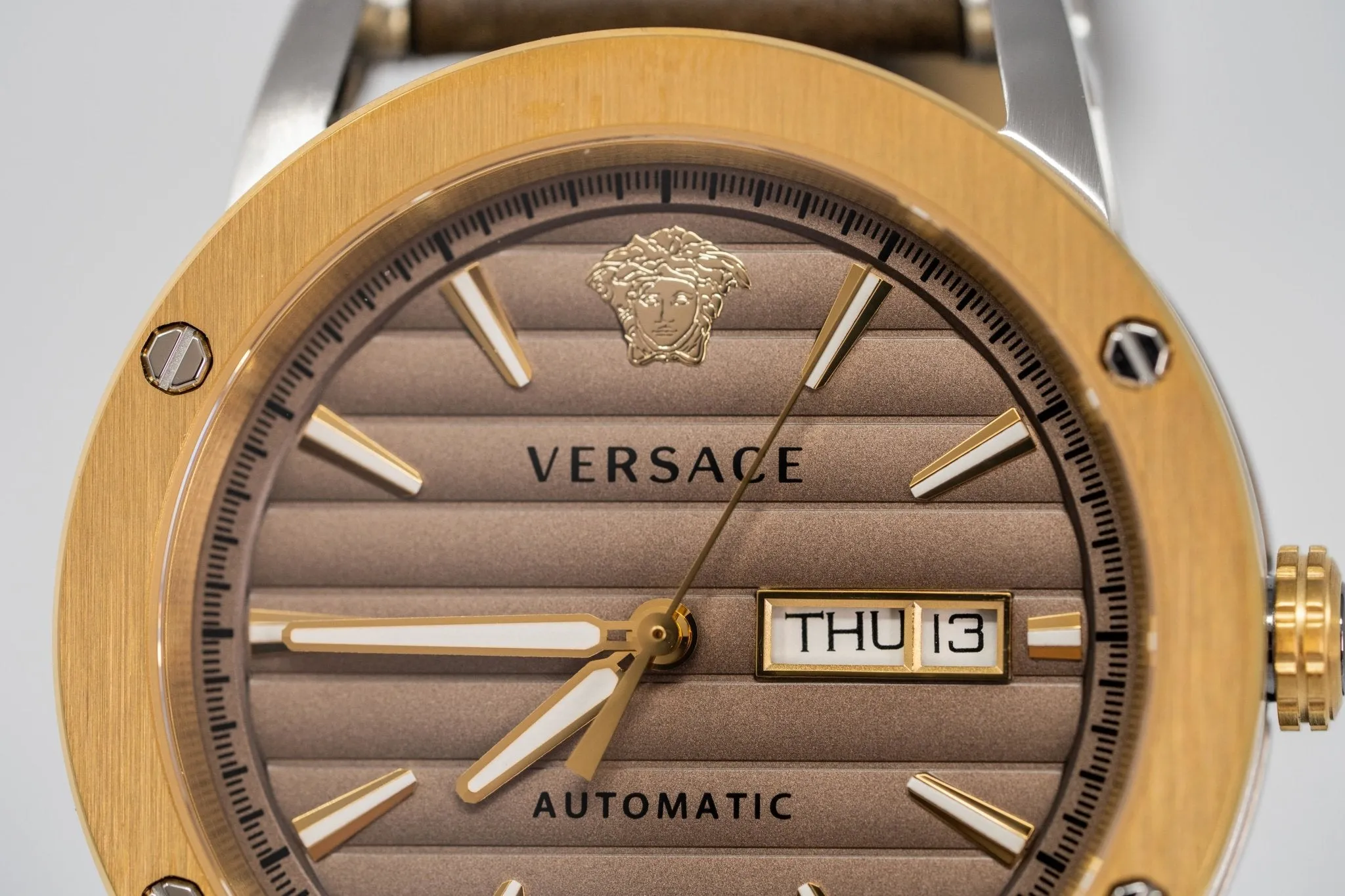 Versace Men's Watch Theros Automatic Brown VEDX00219