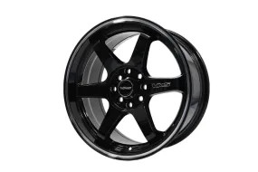 VMS Wheels Superhawk 16x7.5 5x114.3  35 Offset Gloss Black Milling Finish - VWSH009