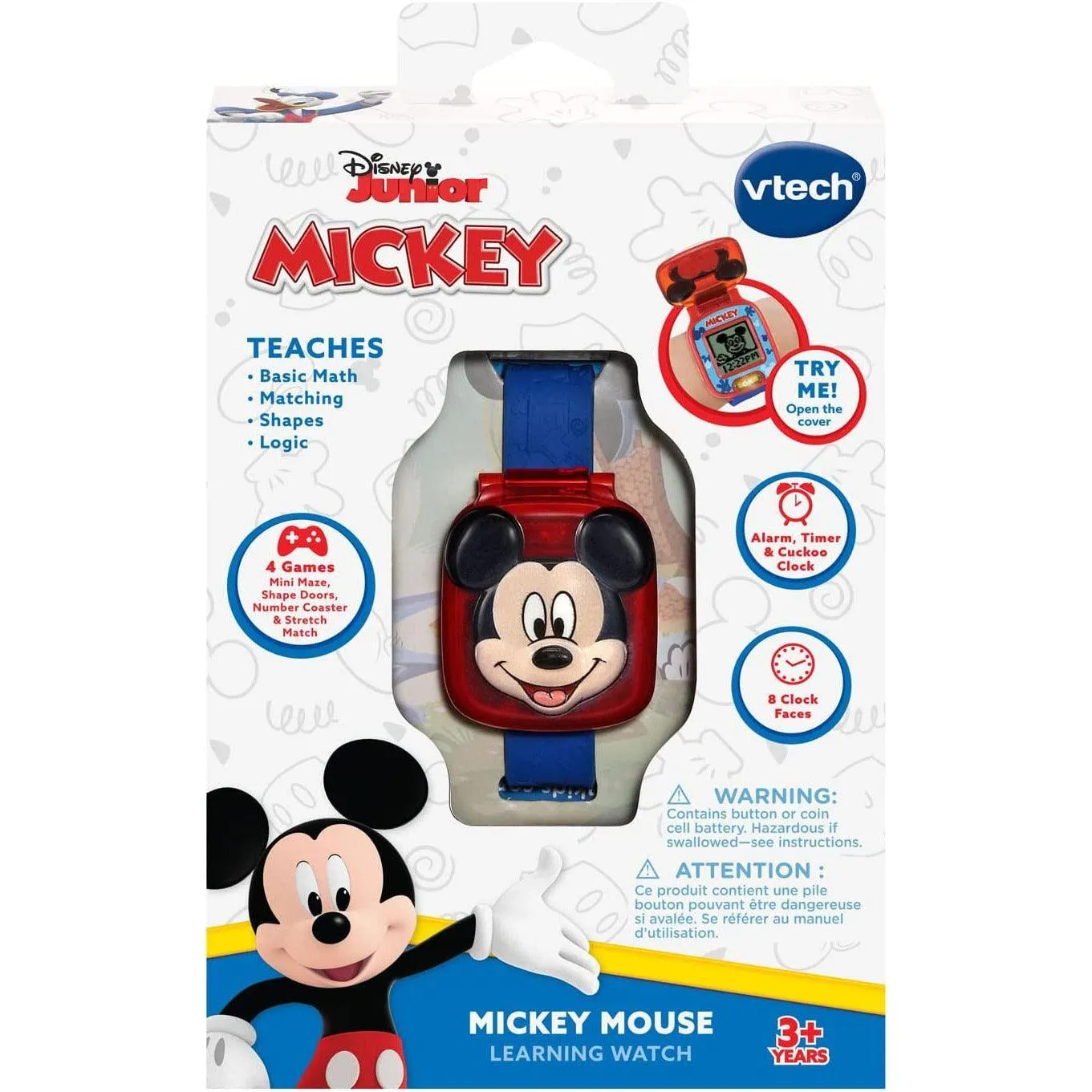 VTech Disney Junior Mickey - Mickey Mouse Learning Watch