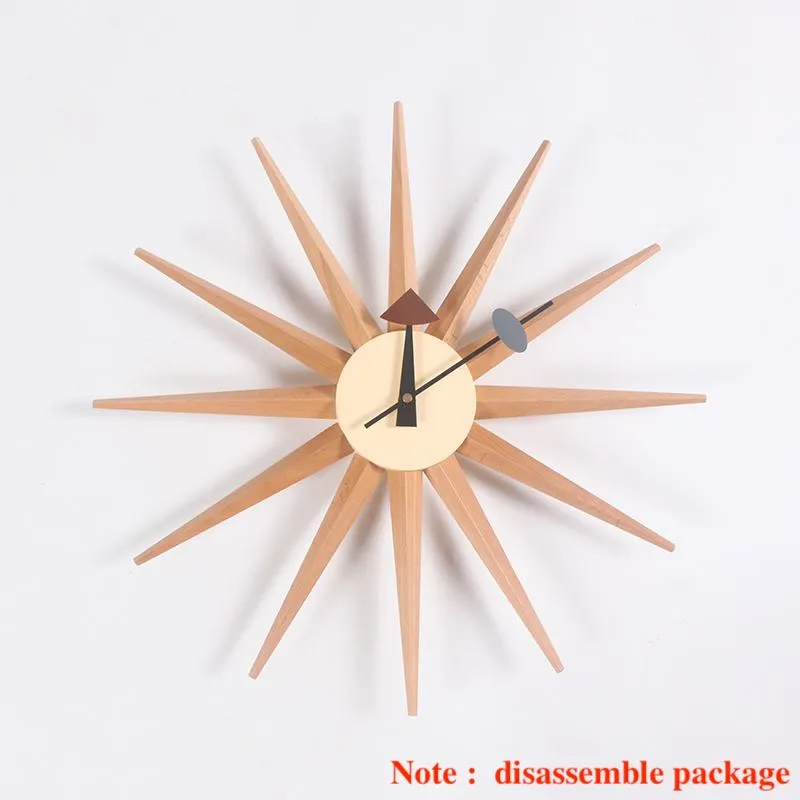 wall clock modern design zegar scienny horloge murale moderne digital home decoration accessories relogio parede wandklok wood