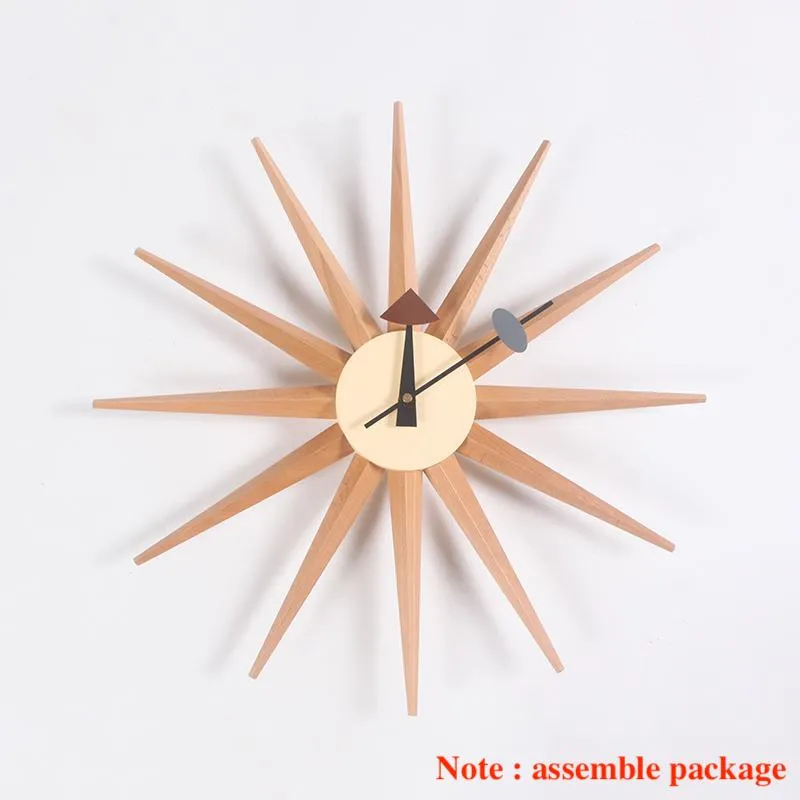 wall clock modern design zegar scienny horloge murale moderne digital home decoration accessories relogio parede wandklok wood