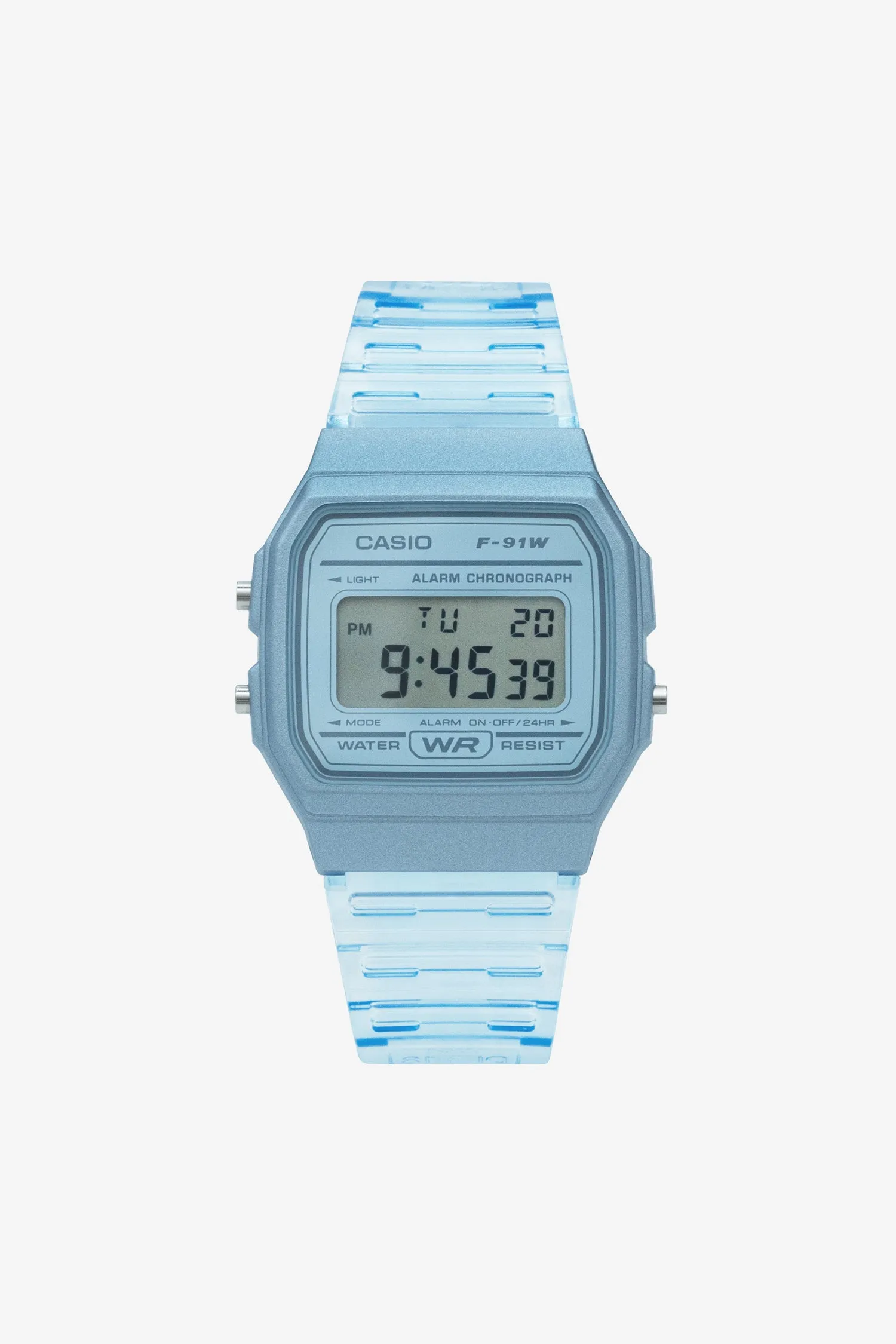 WCHD7CF - Casio Unisex Digital Clear Jelly Strap Watch