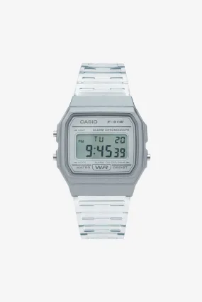 WCHD7CF - Casio Unisex Digital Clear Jelly Strap Watch