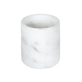 White Marble Toothbrush Holder