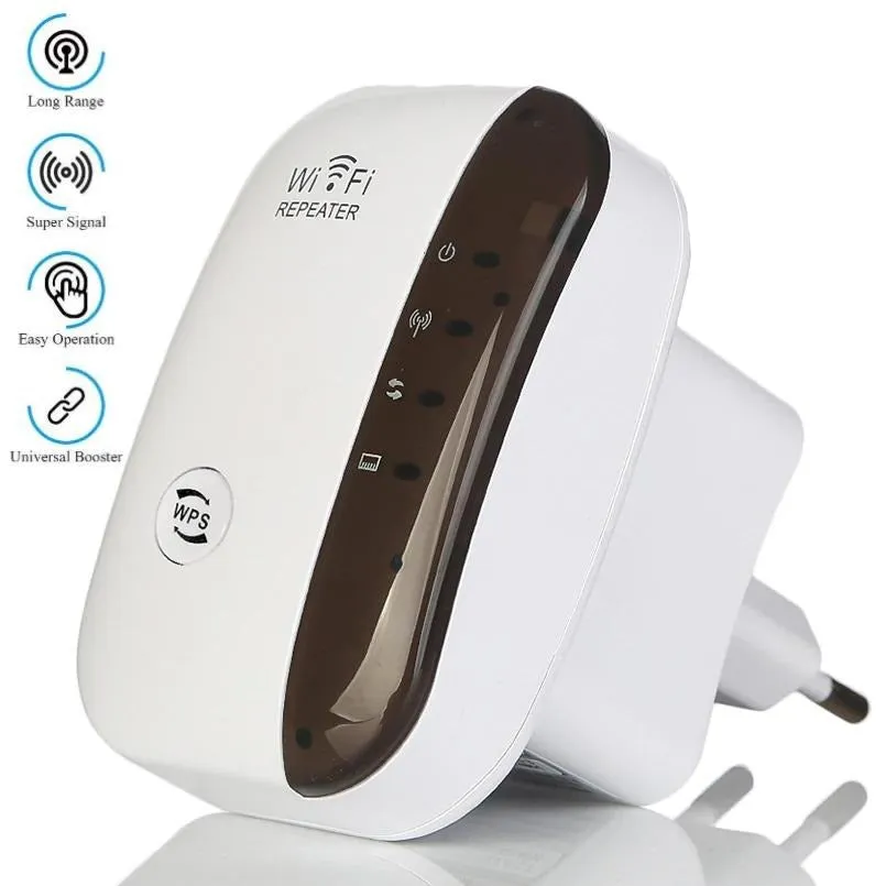 Wifi Boost - 300MBPS Wifi Booster, White Simple Pack / US plug