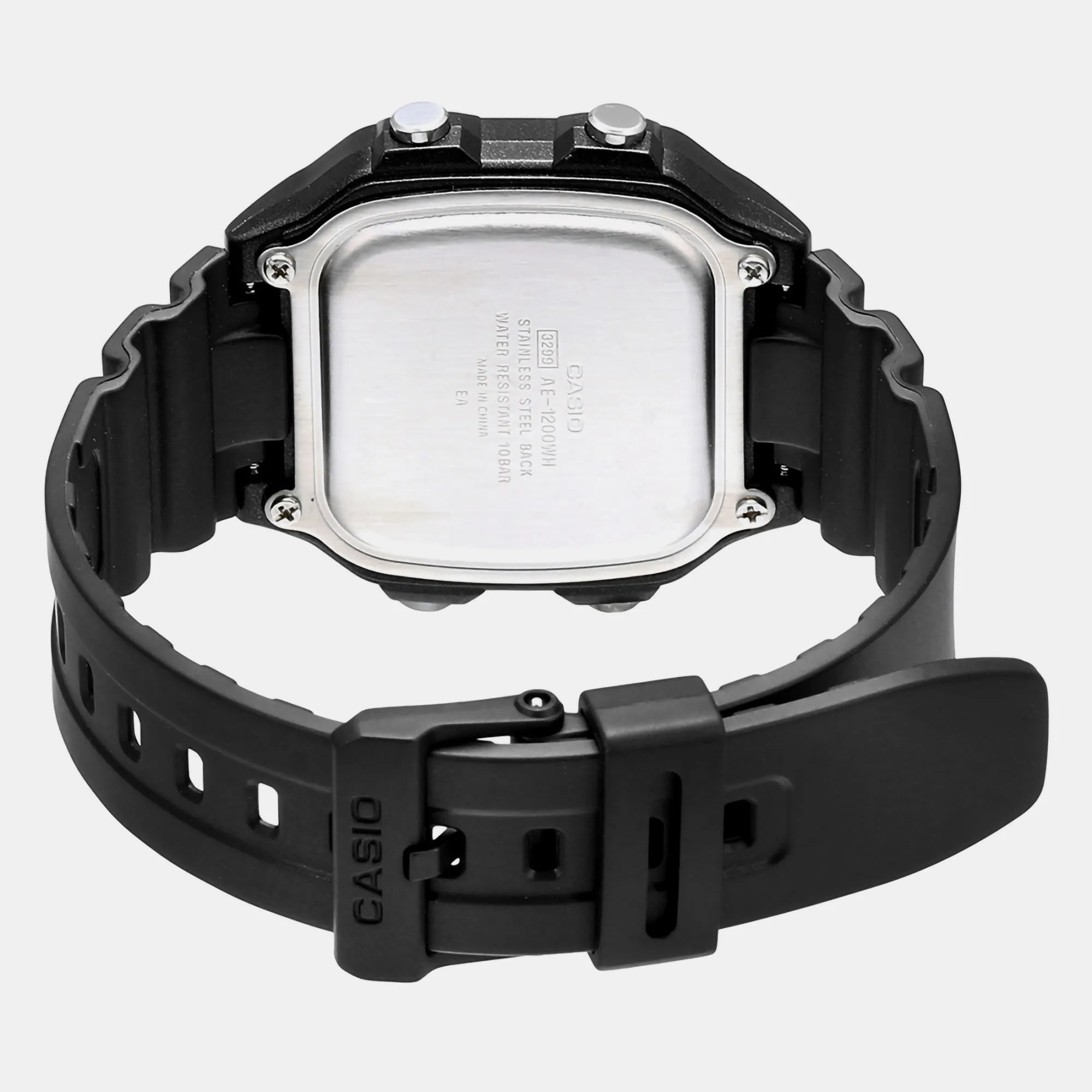 Youth Black Unisex Digital Resin Watch D098 - AE-1200WH-1BVDF