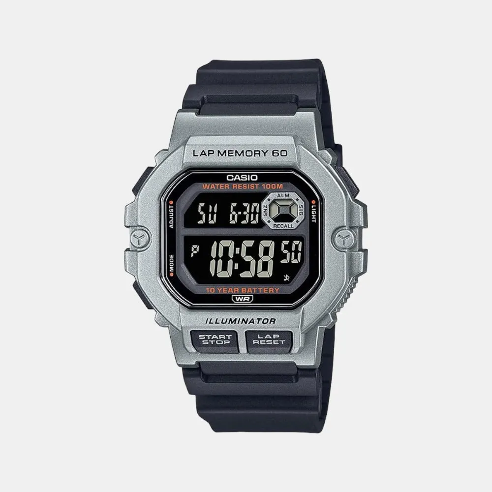 Youth Unisex Digital Resin Watch D270 - WS-1400H-1BVDF